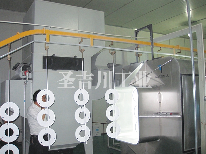 小家電部件噴粉線